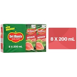 Del Monte Boîtes à boire Nectar de goyave 8x200.0 ml, 0,28 $/100ml