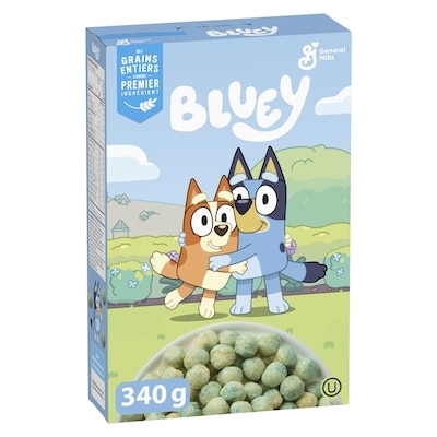 General Mills Céréales Bluey 340 g, 1,47 $/100g