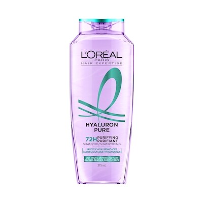 L’Oréal Hyaluron pure shampoing purifiant 375 ml, 1,73 $/100ml