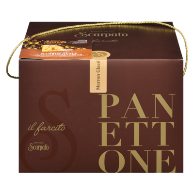 Scarpato Naturally Leavened Baked Cake Panettone With Marron Glacé Filled With Chestnut Cream 1000 g, $4.70/100g