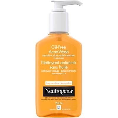 Neutrogena Nettoyant anti-acné sans huile, sans parfum 269 ml, 4,83 $/100ml