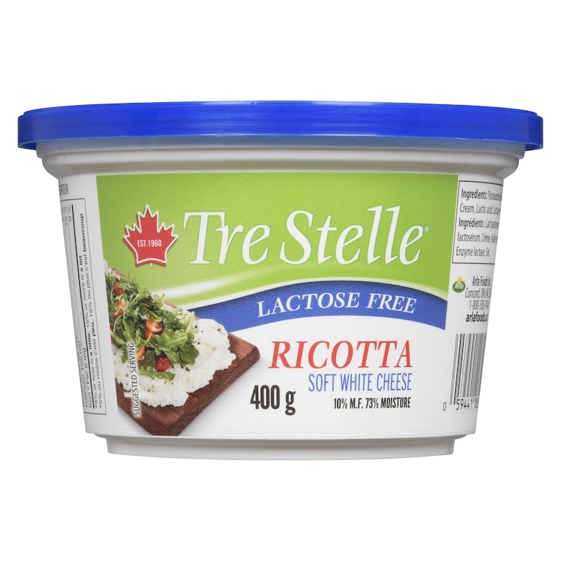 Soft White Cheese Lactose Free Ricotta 10% M.F.