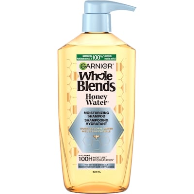 Garnier Whole blends shampooing hydratant miel et eau florale 828 ml, 1,45 $/100ml