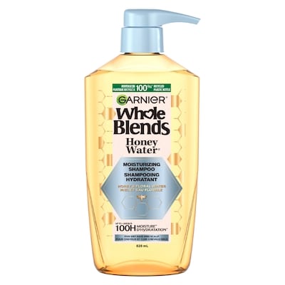Garnier Whole Blends Honey Water Shampooing Hydratant pour Cheveux et Cuir Chevelu Secs 828 ml, 1,45 $/100ml
