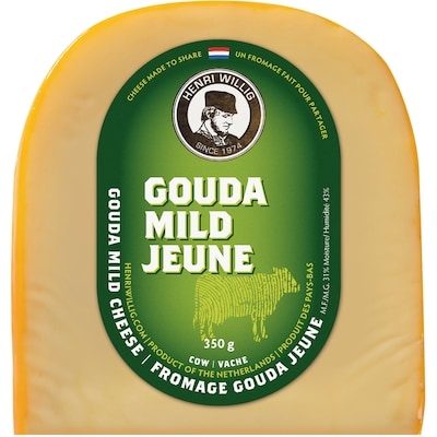Henri Willig Cheese, Mild Gouda 200 g, $3.00/100g