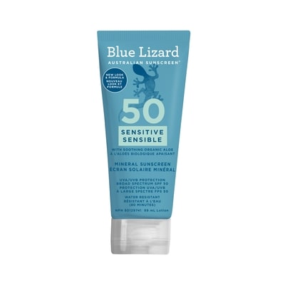 Blue Lizard Mineral Sunscreen Sensitive Face, SPF 50 89 ml, $17.97/100ml