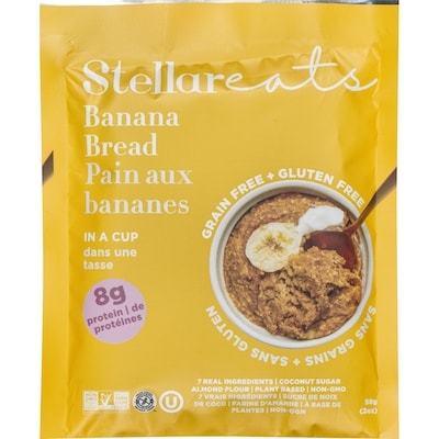Stellareats Banana Bread In A Cup 58 g, $6.88/100g