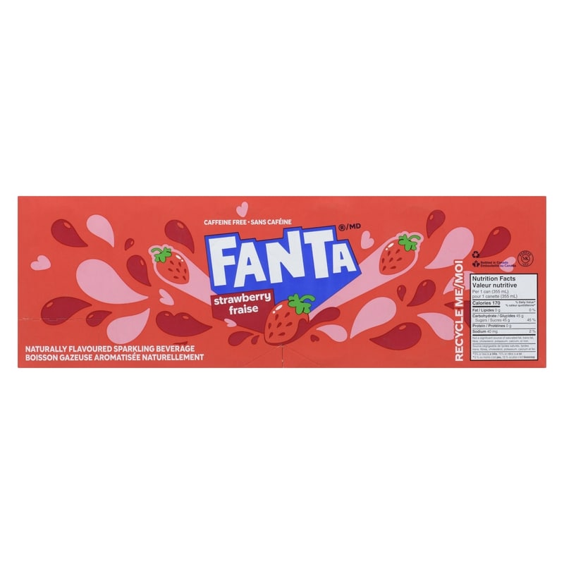 Naturally Flavoured Sparkling Beverage Strawberry