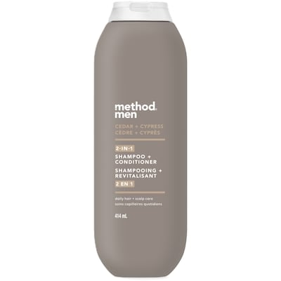 Method Men Shampooing et revitalisant 2-en-1 cèdre et cyprès 414 ml, 2,71 $/100ml