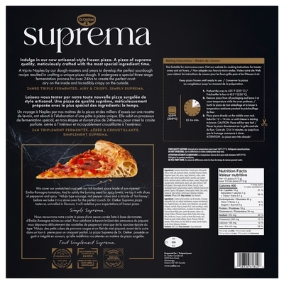 Suprema Artisanal-Style, Stone-Baked Pizza 'nduja Tipo & Miele Piccante