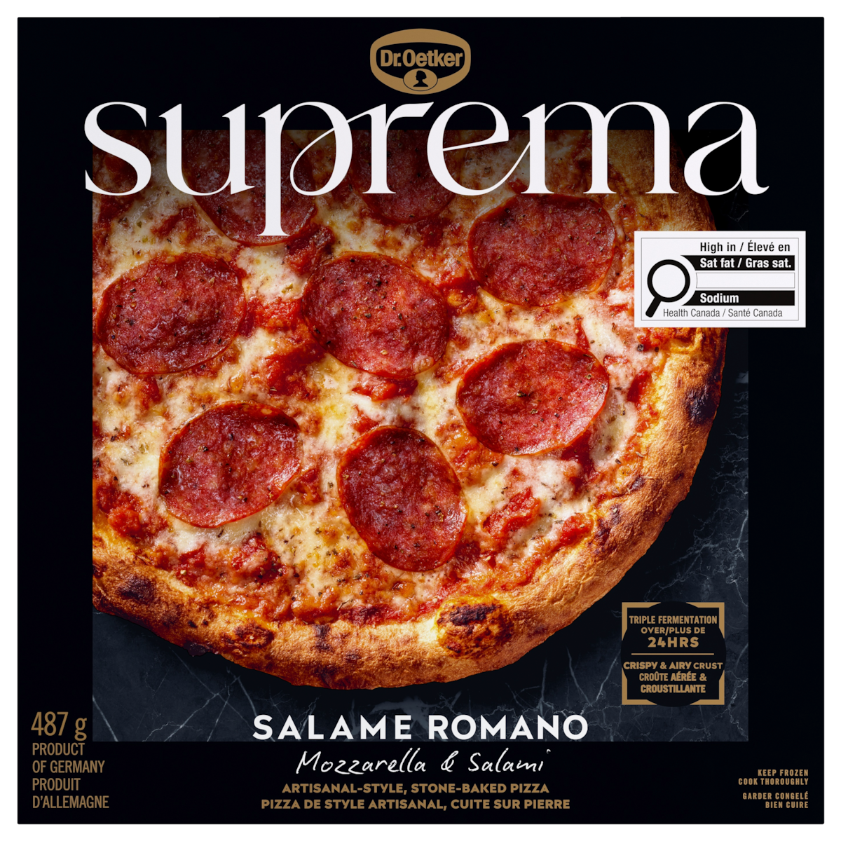 Dr. Oetker Suprema Salame Romano Pizza