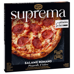 オ*ラ様 supreme Dr Oetker Suprema Artisanal-Style, Stone-Baked Pizza Salame Romano