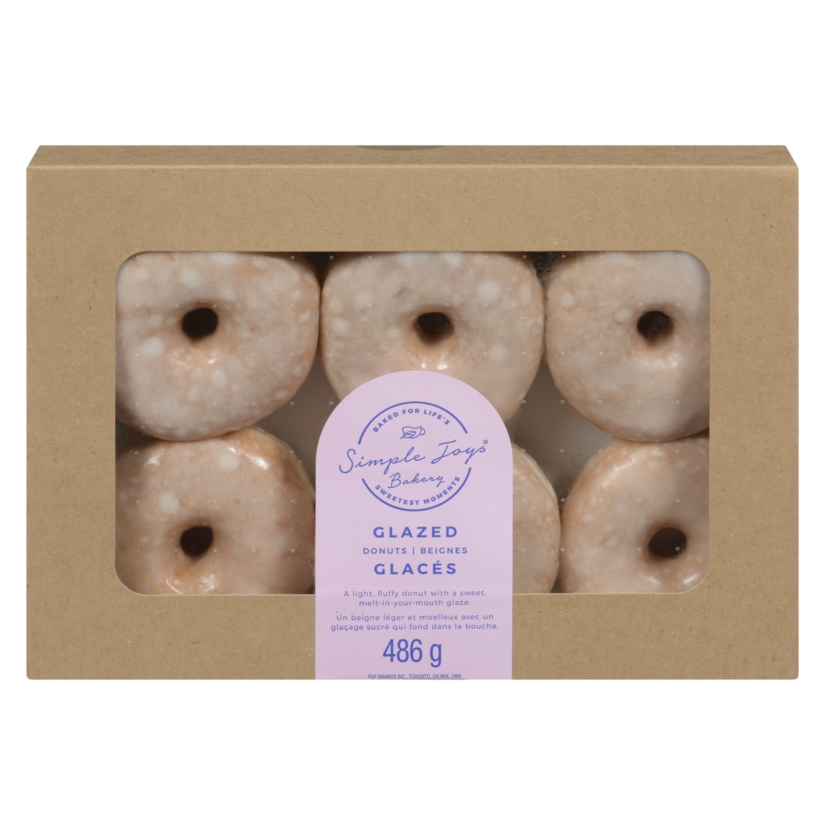 null Donuts glacés 486 g, 1,44 $/100g