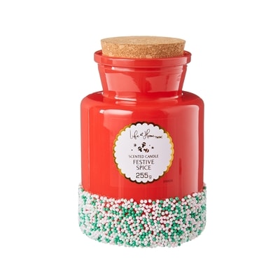 Life at Home Festive Spice Scented Candle 1 ea, $10.00/1ea