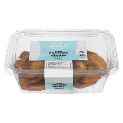 Sally Pêches séchées 360 g, 3,75 $/100g