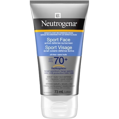 Neutrogena Sport Face Active Defense Sunscreen, Spf 70, Oil-Free 73 ml, $24.64/100ml