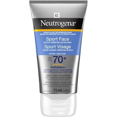 Neutrogena Écran solaire défense active sport visage, sans huile 73 ml, 24,64 $/100ml