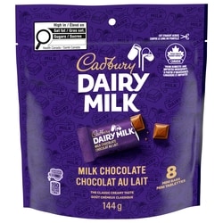 DAIRY MILK Original Milk Chocolate Bars, Pack of 8 Mini Bars
