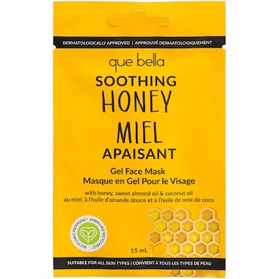 Que Bella Masque en gel pour le visage miel apaisant 15 ml, 26,60 $/100ml