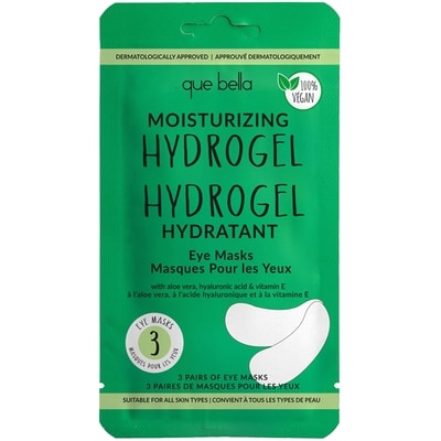 Que Bella Masques pour les yeux hydrogel hydratant 3 ea, 1,33 $/1ch