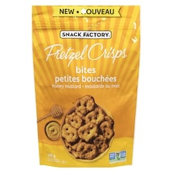 Pretzel Crisps Bite-Sized Pretzels Honey Mustard