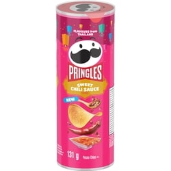 Pringles Potato Chips Sweet Chili Sauce Flavour 131 g, $2.89/100g