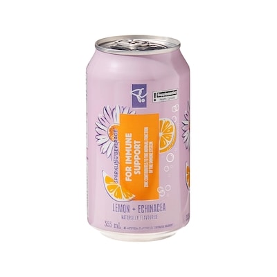 Lemon + Echinacea Flavoured Sparkling Beverage with Zinc for Immune Support
