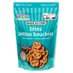 The Snack Factory Pretzel Crisps Bite-Sized Pretzels Zesty Ranch 240 g, $2.08/100g