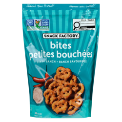 The Snack Factory Pretzel Crisps Bite-Sized Pretzels Zesty Ranch 240 g, $2.08/100g