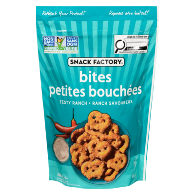 The Snack Factory Pretzel crisps bouchées de bretzels ranch savoureux 240 g, 2,50 $/100g