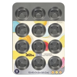 Wilton Non-Stick Bakeware 12 Cup Muffin Pan Silver 26.6 X 36.8 X 3.3 Cm 1 ea, $16.00/1ea
