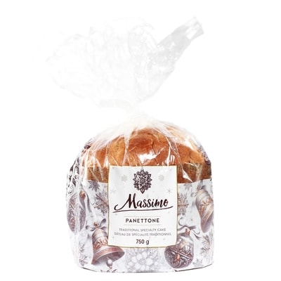 Massimo Panettone, Traditional 750 g, $0.93/100g