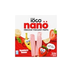 IOGO Nano Frozen Yogurt Pops, Strawberry Banana 400 ml, $1.63/100ml