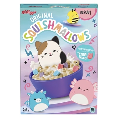 Kelloggs Squishmallows Cereal 269 g, $2.15/100g