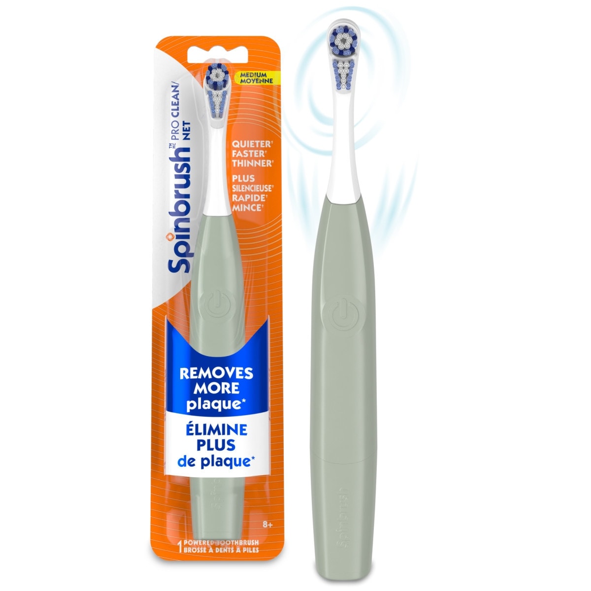 Spinbrush SPBH PRO CLEAN TOOTHBRUSH MED 1 ea, $13.49/1ea