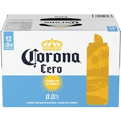 Corona Cero Alcohol-Free Beer with Natural Flavour and Vitamin D 12x355.0 ml, $0.49/100ml