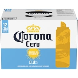 Corona Cero bière sans alcool avec arôme naturel et vitamine D 12x355.0 ml, 0,47 $/100ml