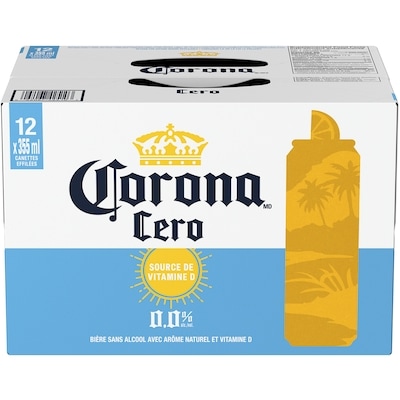 Corona Cero bière sans alcool avec arôme naturel et vitamine D 12x355.0 ml, 0,52 $/100ml