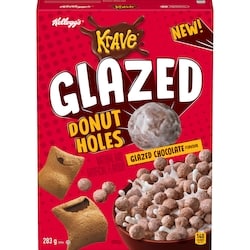 Kelloggs KRAVE Glazed Donut Holes Chocolate 283 g, $1.59/100g