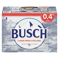 Busch Bière désalcoolisée avec arôme naturel lager désalcoolisée 12x355.0 ml, 0,35 $/100ml