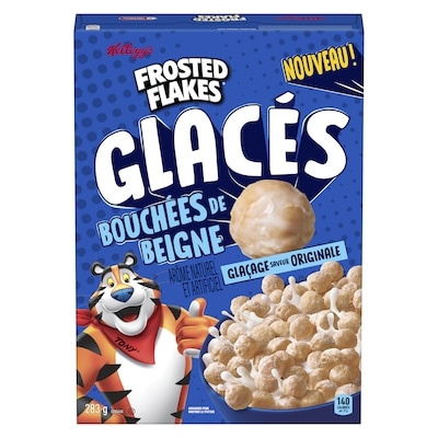 Kellogg’s Frosted Flakes Céréales glaçage saveur originale 283 g, 2,05 $/100g