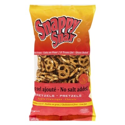Bretzels mini sans sel ajouté style classique