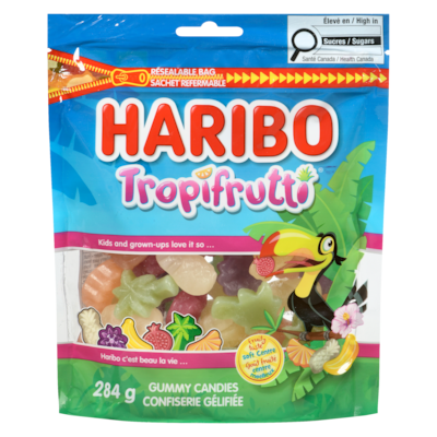 Haribo Tropifrutti confiserie gélifiée 284 g, 2,11 $/100g