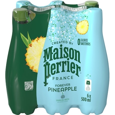 Maison Perrier Sparkling Water Beverage Forever Pineapple 6x500.0 ml, $0.33/100ml