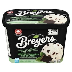 Breyers Menthe et Brisures Chocolatées   1410 ml, 0,28 $/100ml