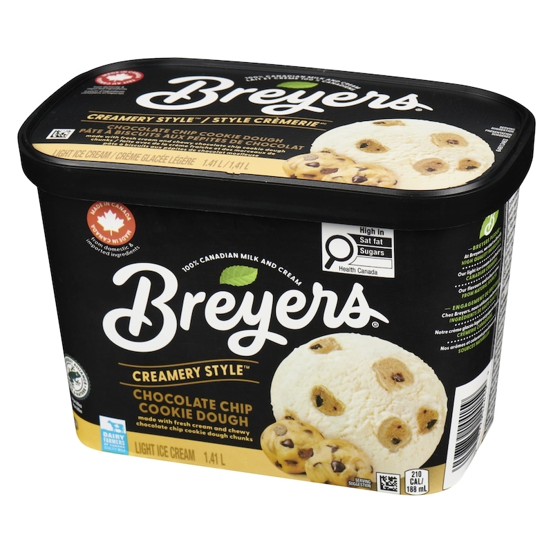 Chocolate Chip Cookie Dough Light Ice Cream 