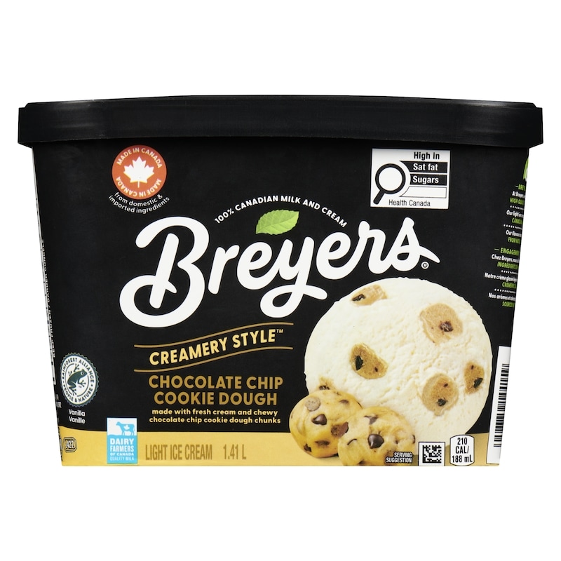 Chocolate Chip Cookie Dough Light Ice Cream 