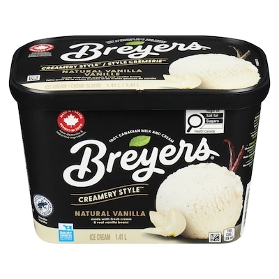 Breyers Natural Vanilla Ice Cream  1410 ml, $0.27/100ml