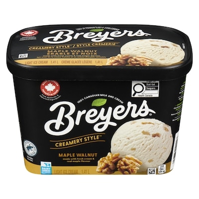 Breyers Maple Walnut Light Ice Cream  1410 ml, $0.27/100ml