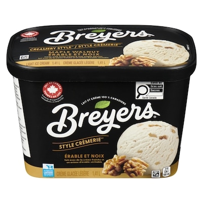 Breyers Crème glacée légère Érable et Noix  1410 ml, 0,27 $/100ml